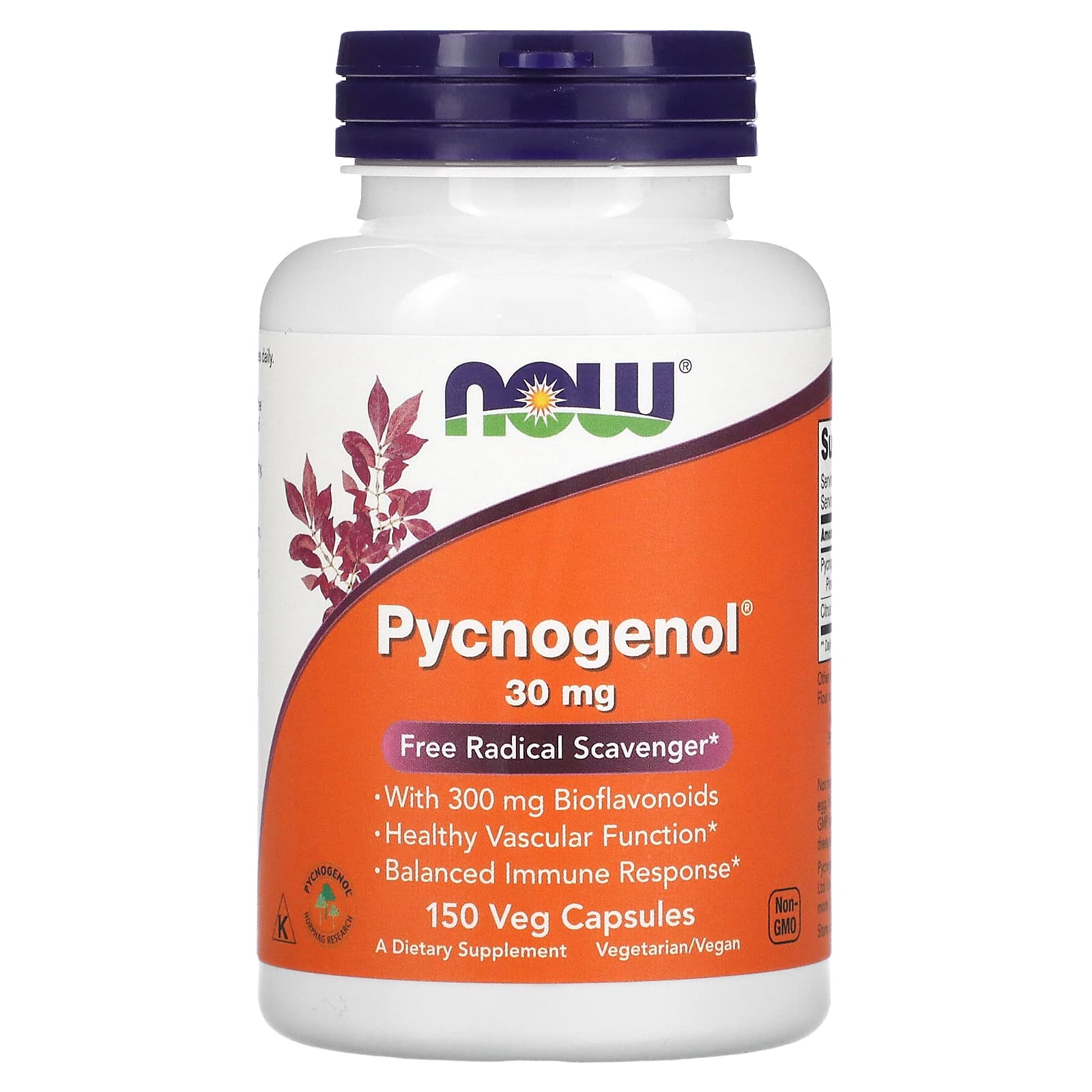 Now Foods, Pycnogenol 30 mg, 150 Capsules UPC 733739032669 | HiLife Vitamins