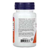 Now Foods, Pycnogenol 100mg, 60 Vegetarian Capsules UPC 733739032676 | HiLife Vitamins