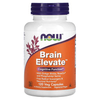 Now Foods, Brain Elevate, 120 Veg Capsules UPC 733739033048 | HiLife Vitamins