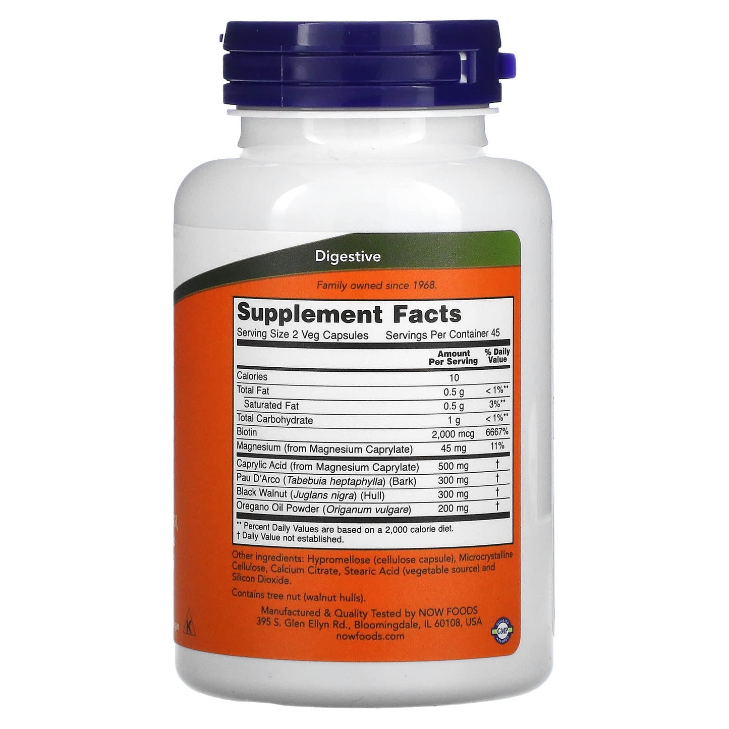 Now Foods, Candida Support, 90 Veg Capsules UPC 733739033086 | HiLife Vitamins