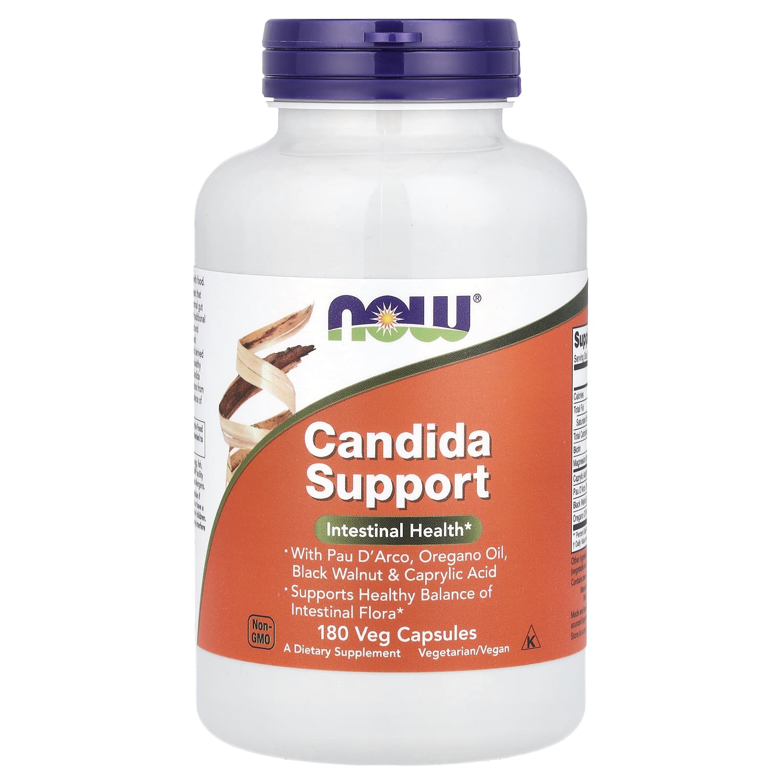 Now Foods, Candida Clear Formula 180, 180 Vegetarian Capsules UPC 733739033192 | HiLife Vitamins