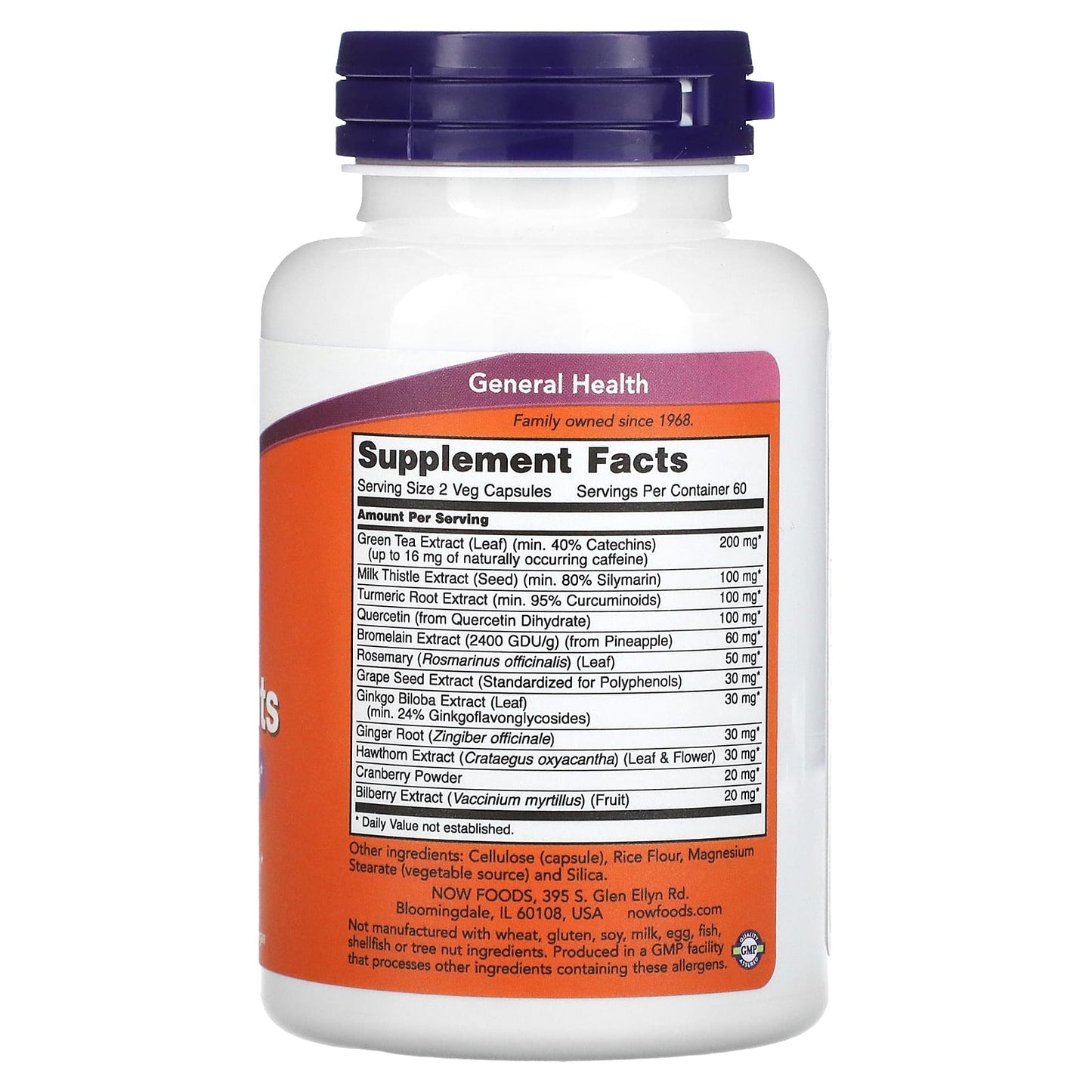 Now Foods, Super Antioxidants, 120 Veg Capsules UPC 733739033222 | HiLife Vitamins