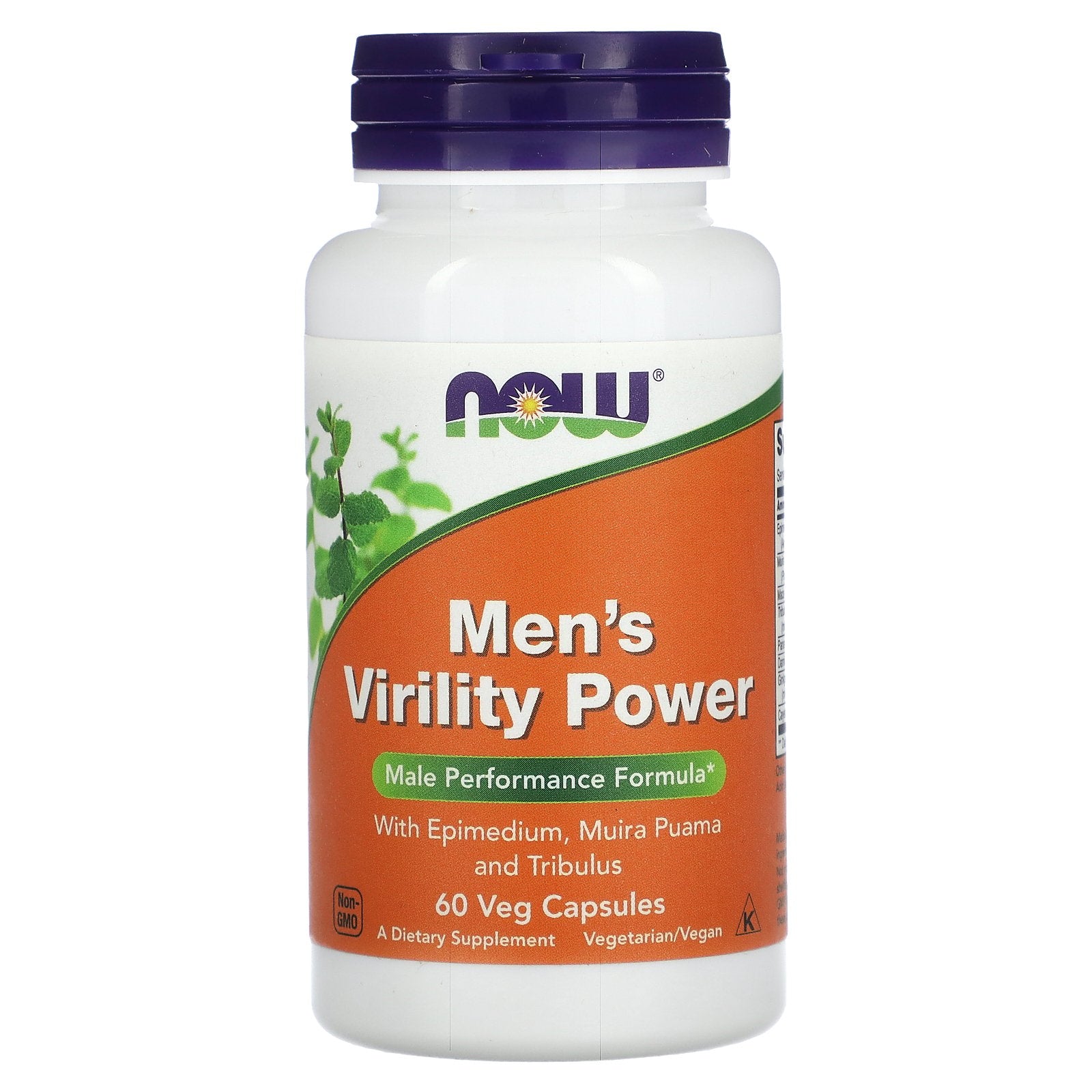 Now Foods, Men’s Virility Power, 60 Veg Capsules UPC 733739033284 | HiLife Vitamins
