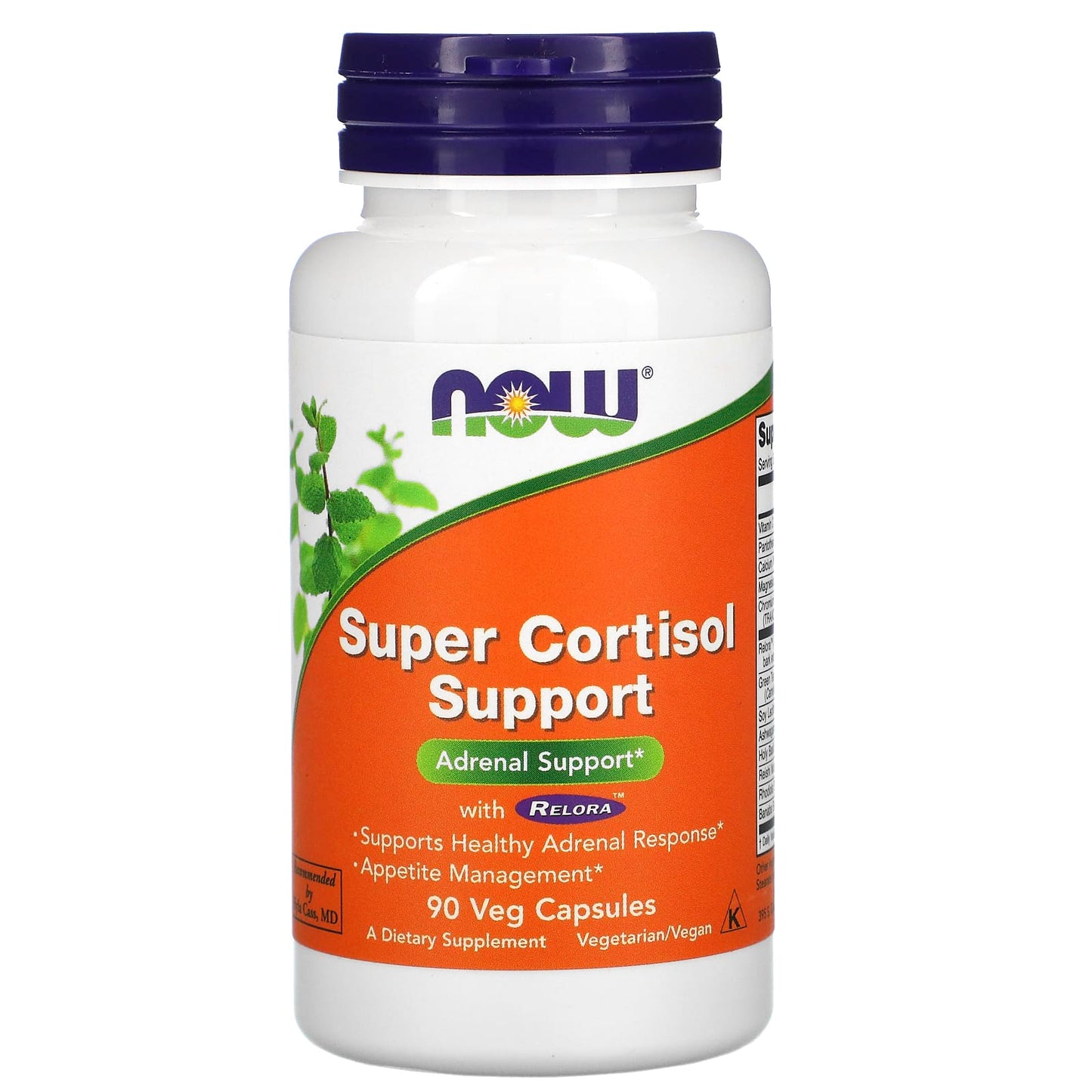 Now Foods, Super Cortisol Support 90, 90 Vegetarian Capsules UPC 733739033444 | HiLife Vitamins