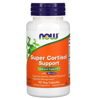 Now Foods, Super Cortisol Support 90, 90 Vegetarian Capsules UPC 733739033444 | HiLife Vitamins