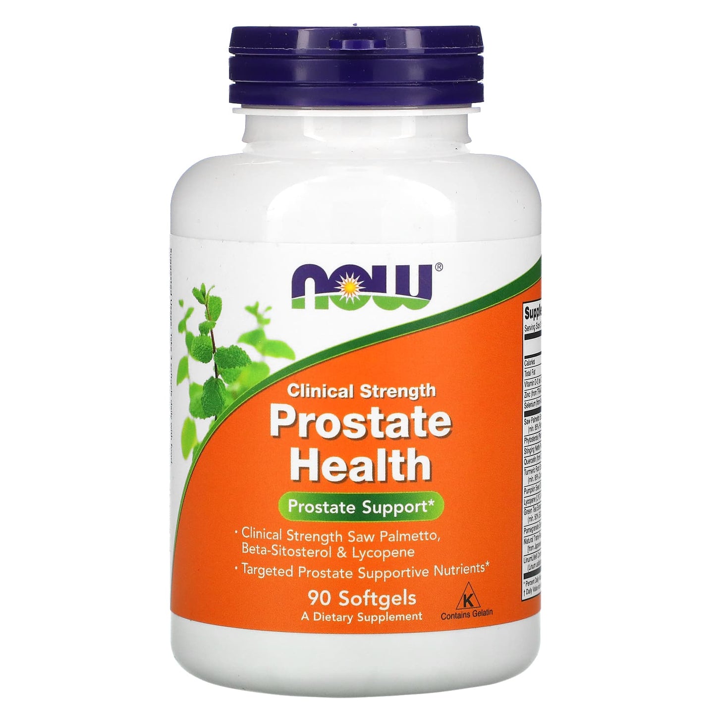 Now Foods, Prostate Health Clinical Strength, 90 Softgels UPC 733739033482 | HiLife Vitamins