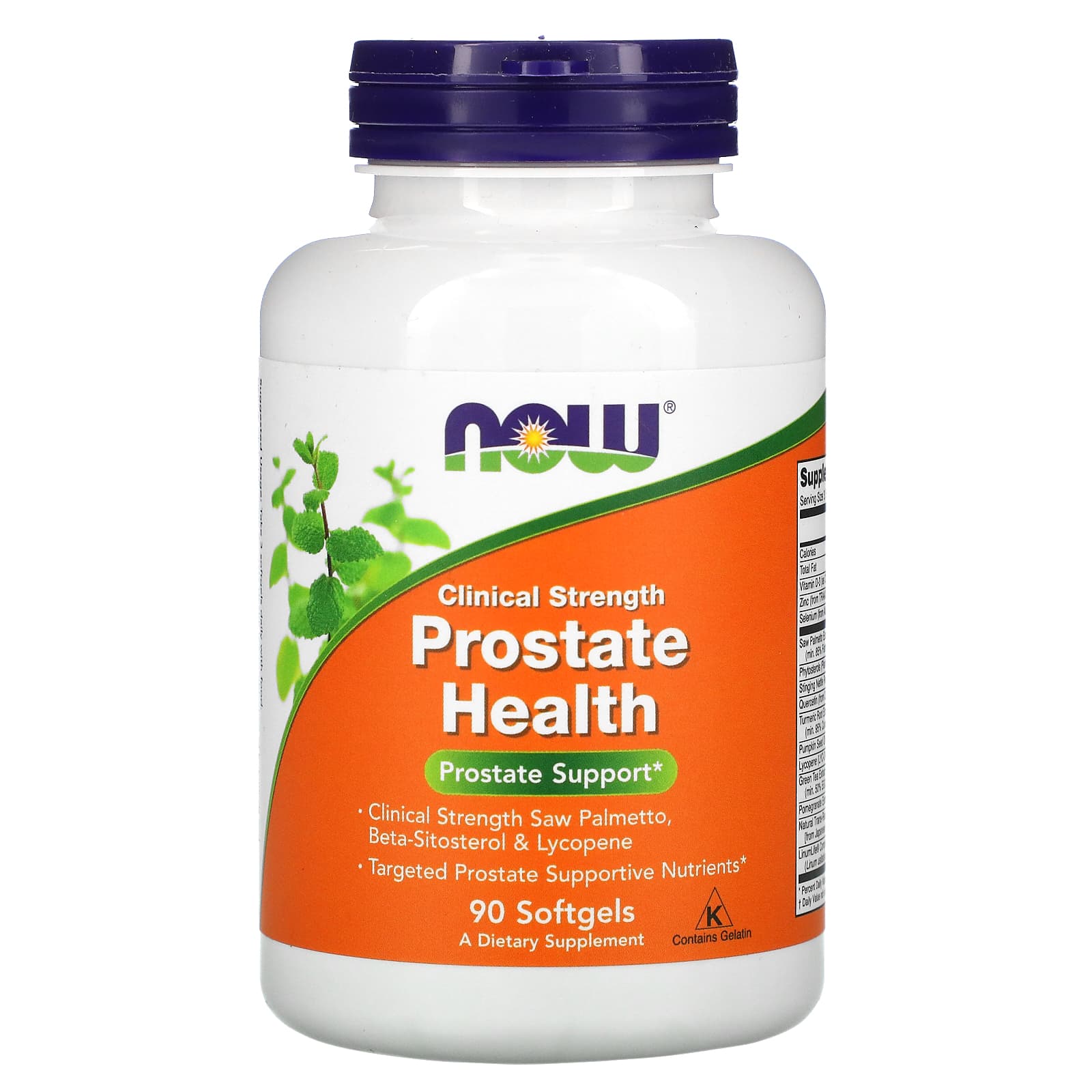 Now Foods, Prostate Health Clinical Strength, 90 Softgels UPC 733739033482 | HiLife Vitamins