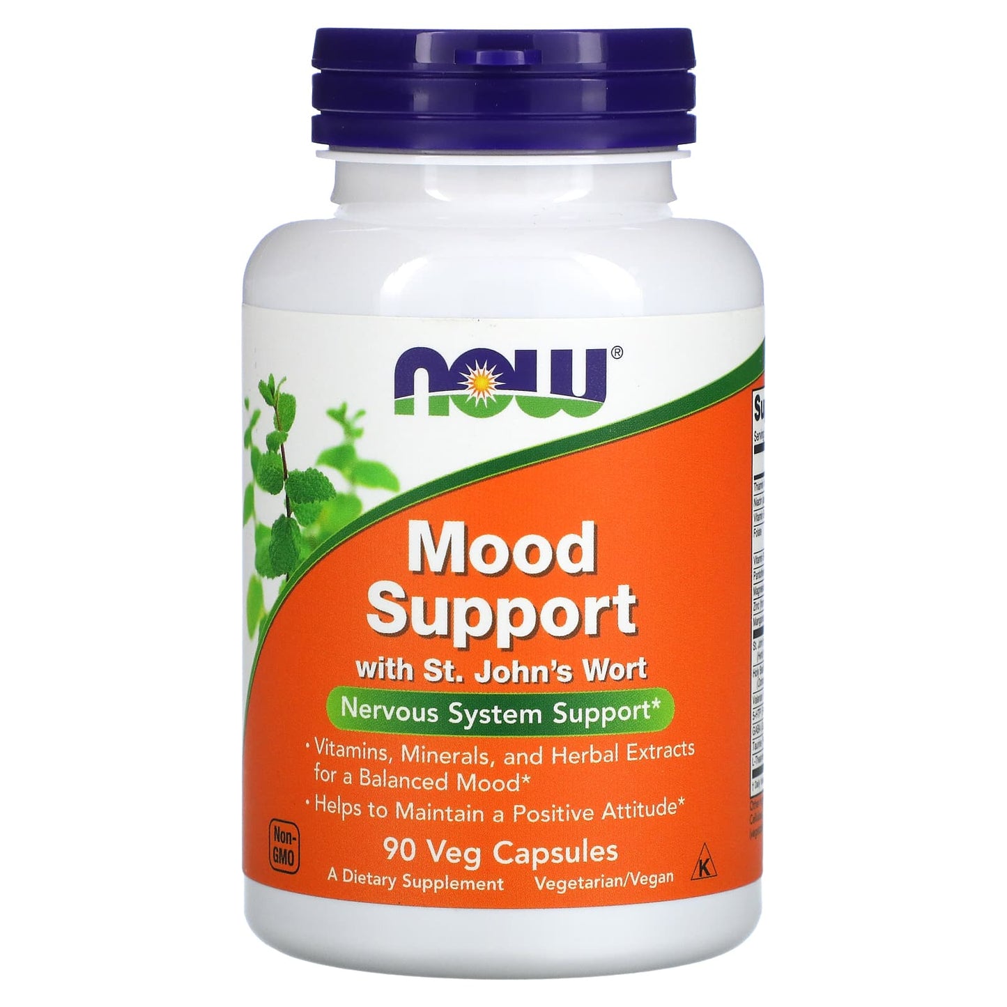 Now Foods, Mood Support W/ St. John’s Wort 90, 90 Vegetarian Capsules UPC 733739033512 | HiLife Vitamins