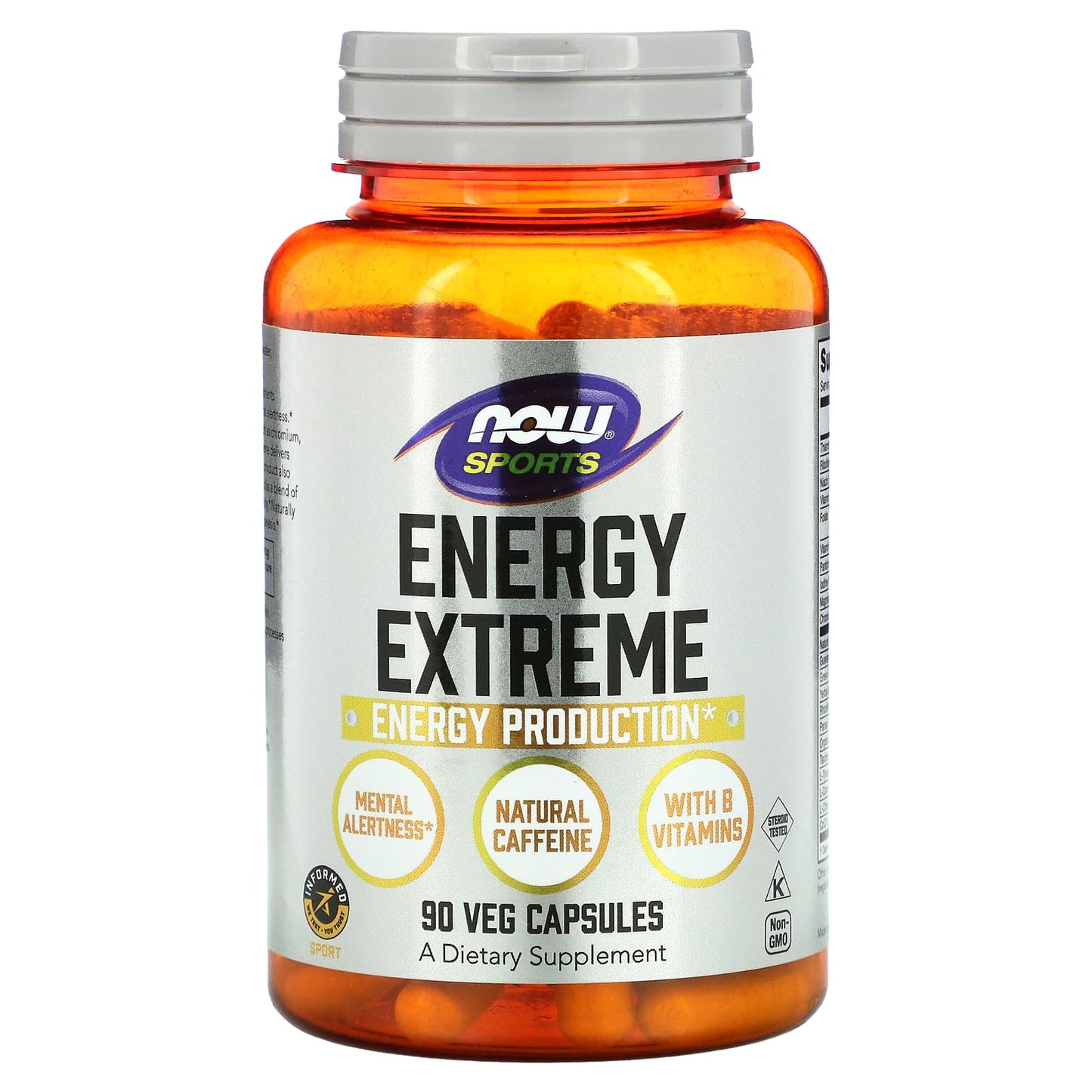Now Foods, Sports Energy Extreme, 90 Veg Capsules UPC 733739033529 | HiLife Vitamins