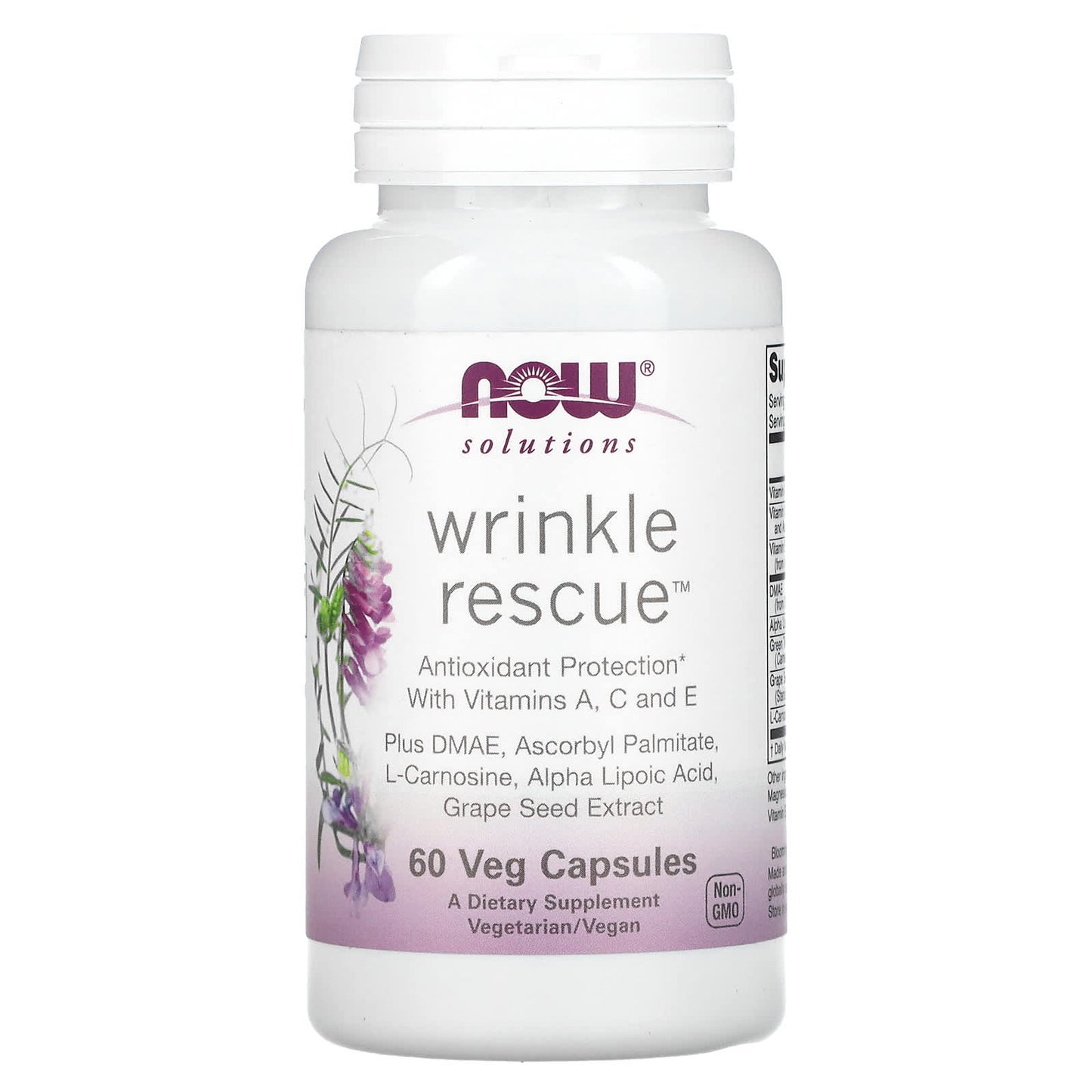 Now Foods, Wrinkle Rescue, 60 Capsules UPC 733739033673 | HiLife Vitamins