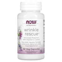 Now Foods, Wrinkle Rescue, 60 Capsules UPC 733739033673 | HiLife Vitamins
