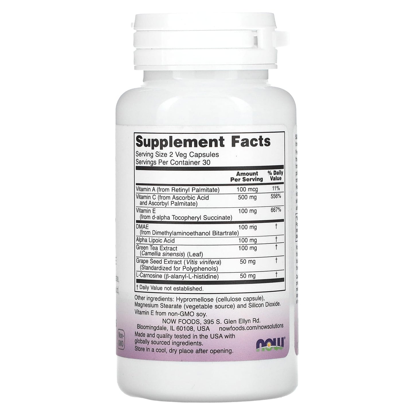 Now Foods, Wrinkle Rescue, 60 Capsules UPC 733739033673 | HiLife Vitamins