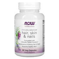Now Foods, Clinically Advanced Hair, Skin and Nail Formula, 90 Capsules UPC 733739033734 | HiLife Vitamins