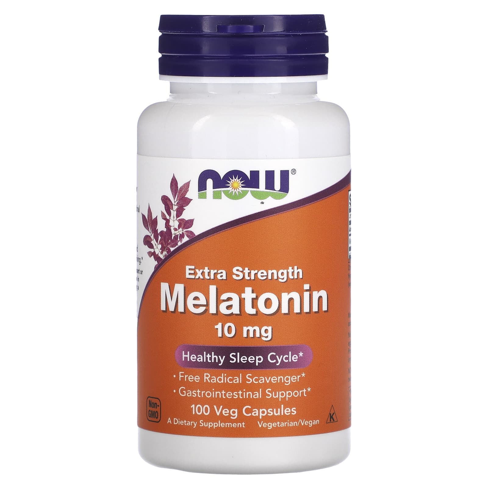Now Foods, Melatonin 10 mg, 100 Veg Capsules UPC 733739035578 | HiLife Vitamins