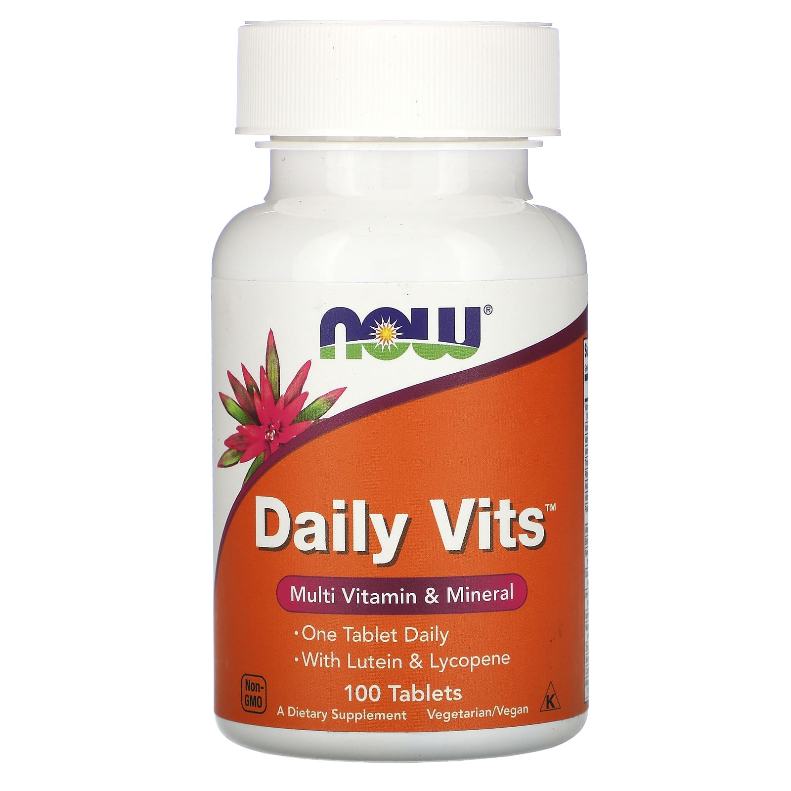 Now Foods, DAILY VITS MULTI, 100 Tablets UPC 733739037701 | HiLife Vitamins