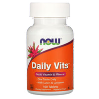 Now Foods, DAILY VITS MULTI, 100 Tablets UPC 733739037701 | HiLife Vitamins