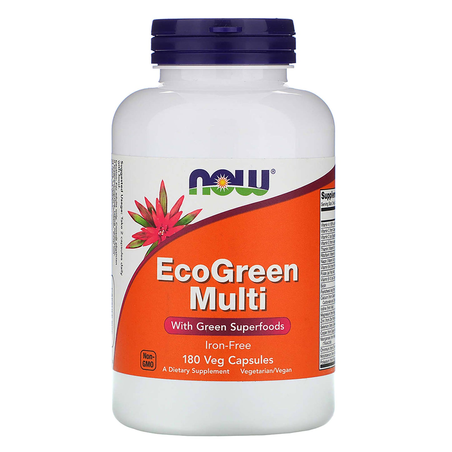 Now Foods, Eco-Green Multi, 180 Vegetarian Capsules UPC 733739037886 | HiLife Vitamins