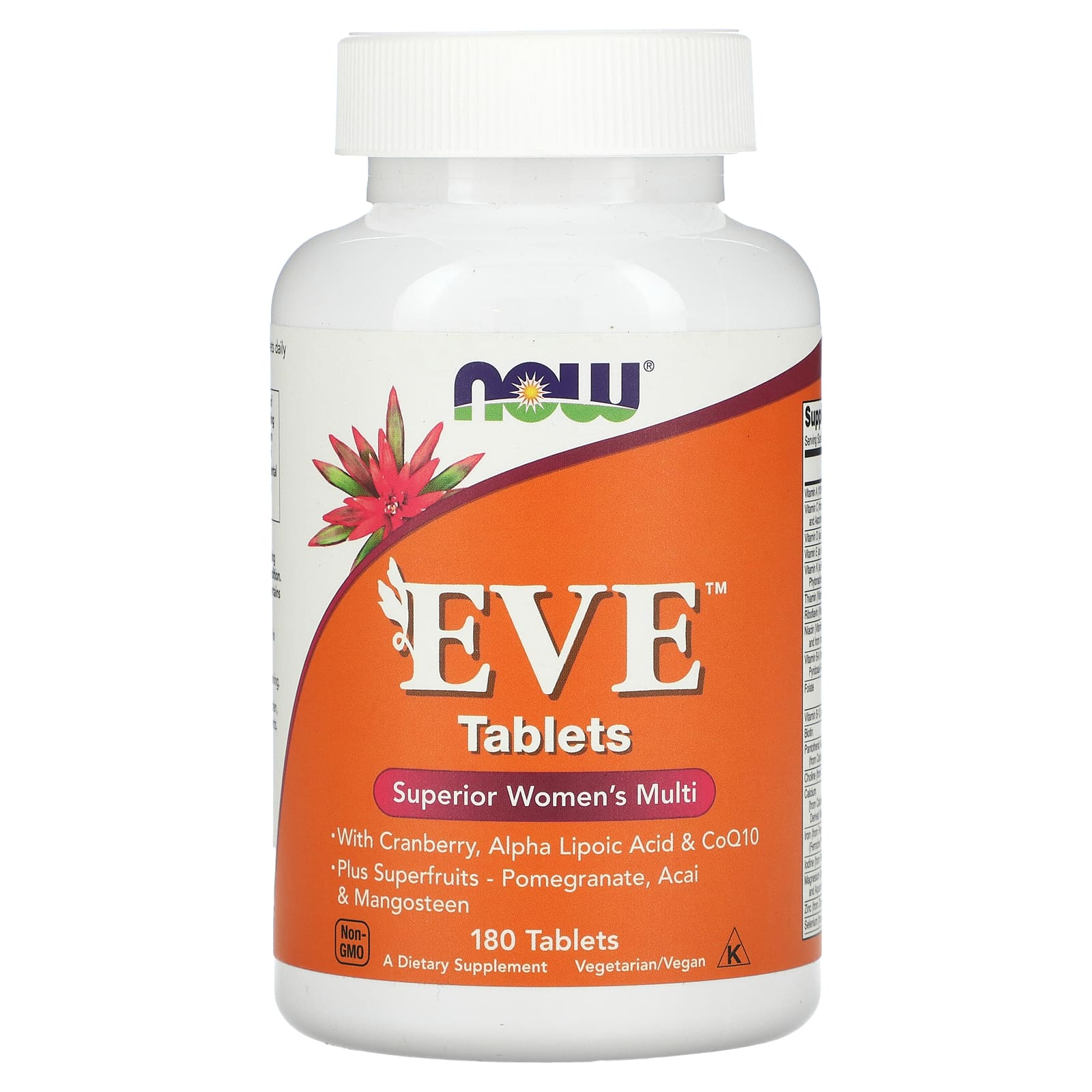 Now Foods, EVE WOMAN'S MULTI Vitamin, 180 Tablets UPC 733739037978 | HiLife Vitamins