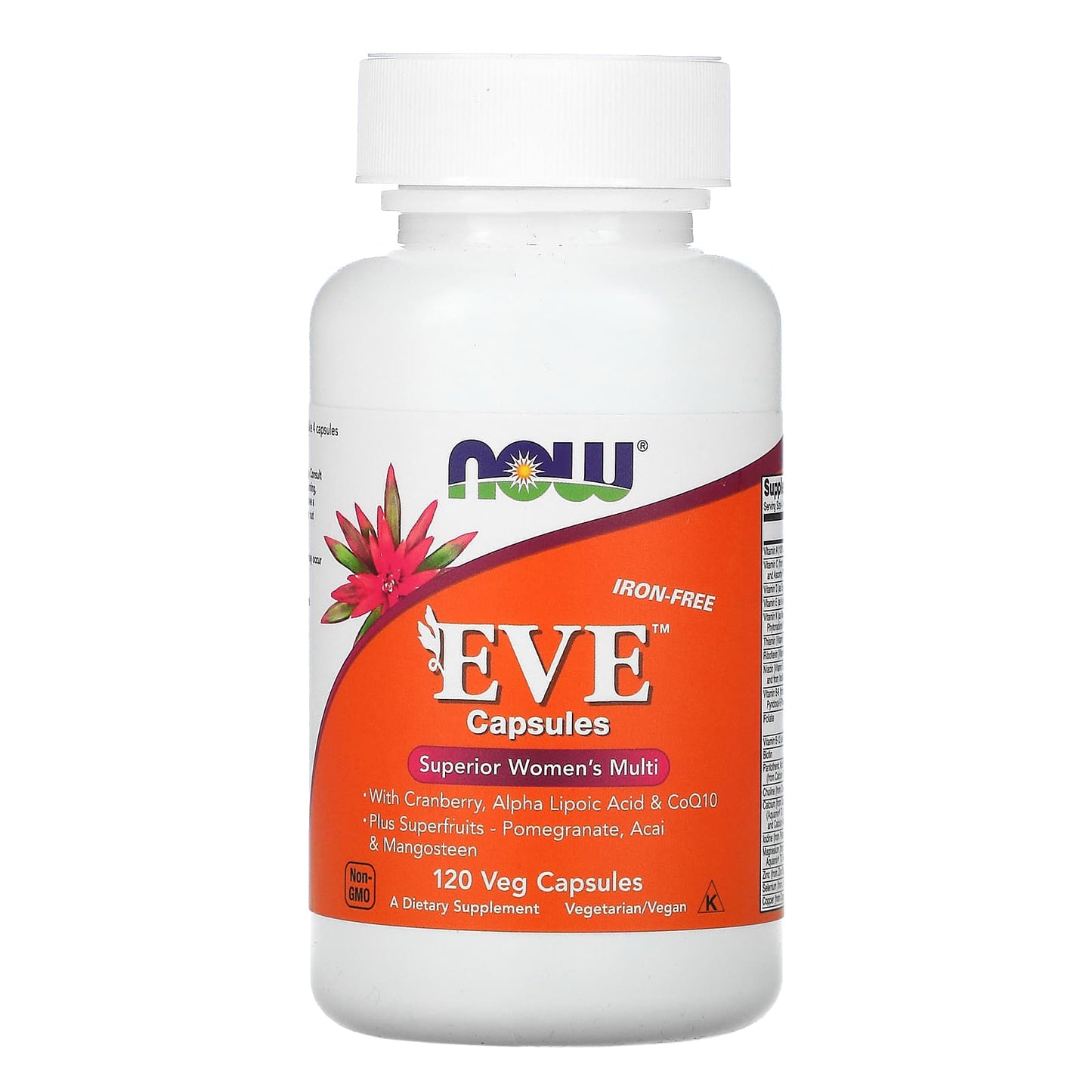 Now Foods, Eve Multi, 120 Veg Capsules UPC 733739037985 | HiLife Vitamins