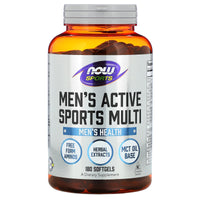 Now Foods, MEN'S EXTREME SPORTS MULTIVITAMIN, 180 Softgels UPC 733739038913 | HiLife Vitamins