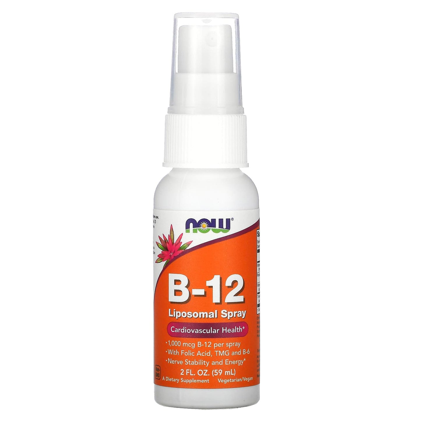 Now Foods, B-12 Lipospray, 2 OZ OZ UPC 733739039101 | HiLife Vitamins