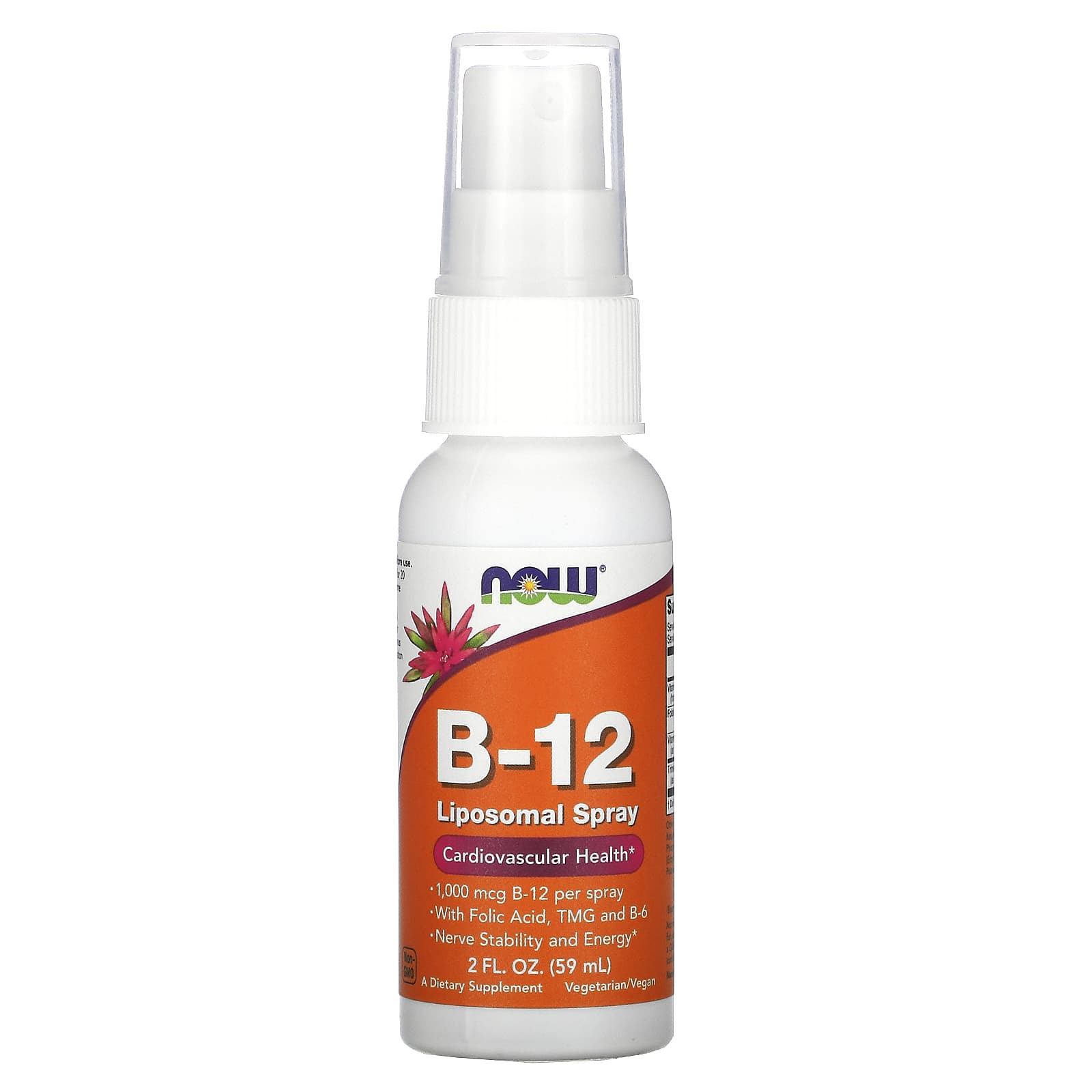 Now Foods, B-12 Lipospray, 2 OZ OZ UPC 733739039101 | HiLife Vitamins