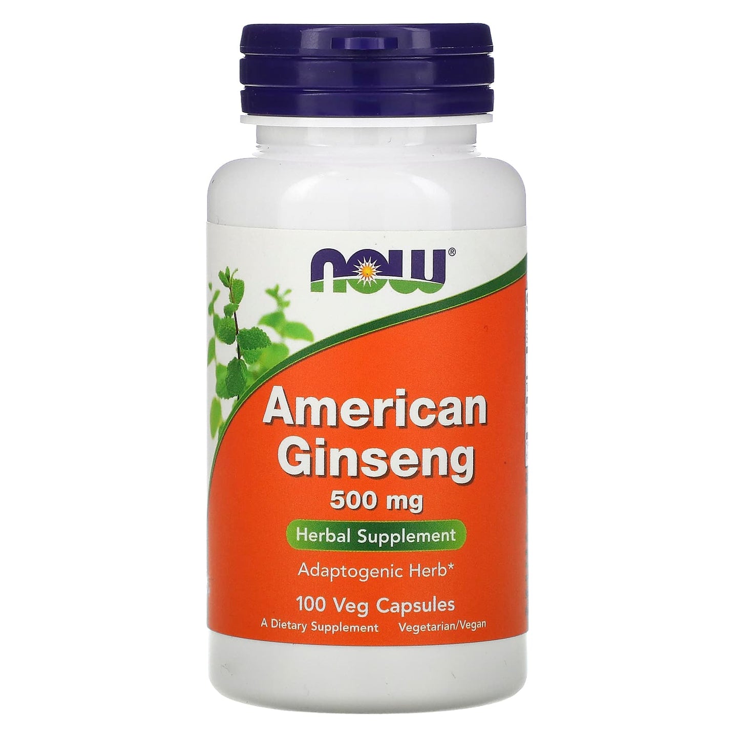 Now Foods, AMERICAN GINS 5% 500mg, 100 Capsules UPC 733739040046 | HiLife Vitamins