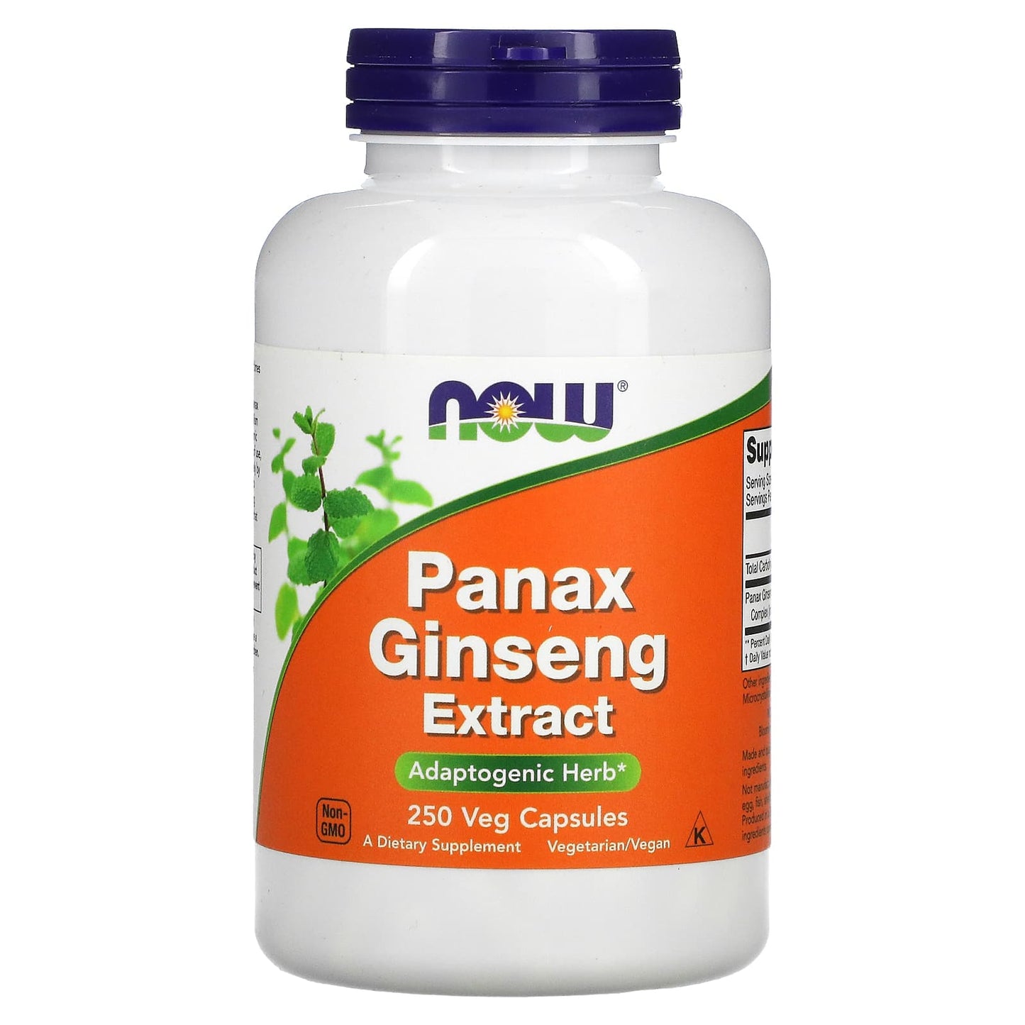Now Foods, Panax Ginseng Extract, 250 Veg Capsules UPC 733739040145 | HiLife Vitamins