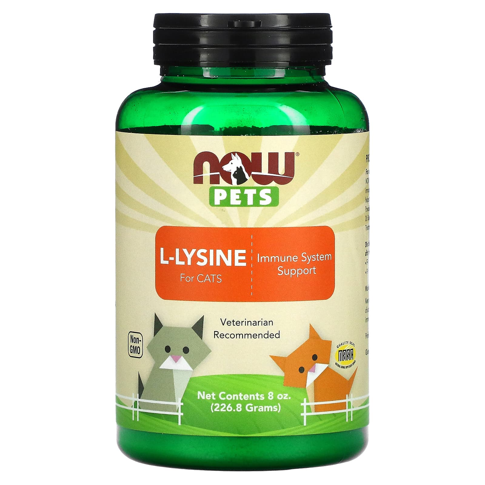 Now Foods, Now Pets - L-Lysine, 8 OZ Powder UPC 733739044501 | HiLife Vitamins