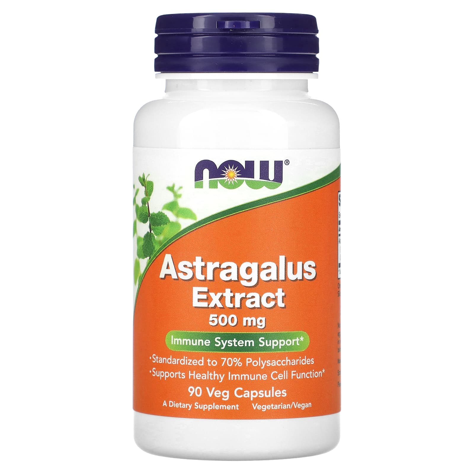 Now Foods, Astragalus Extract, 500 mg, 90 Veg Capsules UPC 733739045980 | HiLife Vitamins