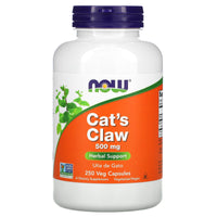 Now Foods, CAT'S CLAW 500mg, 250 Capsules UPC 733739046215 | HiLife Vitamins