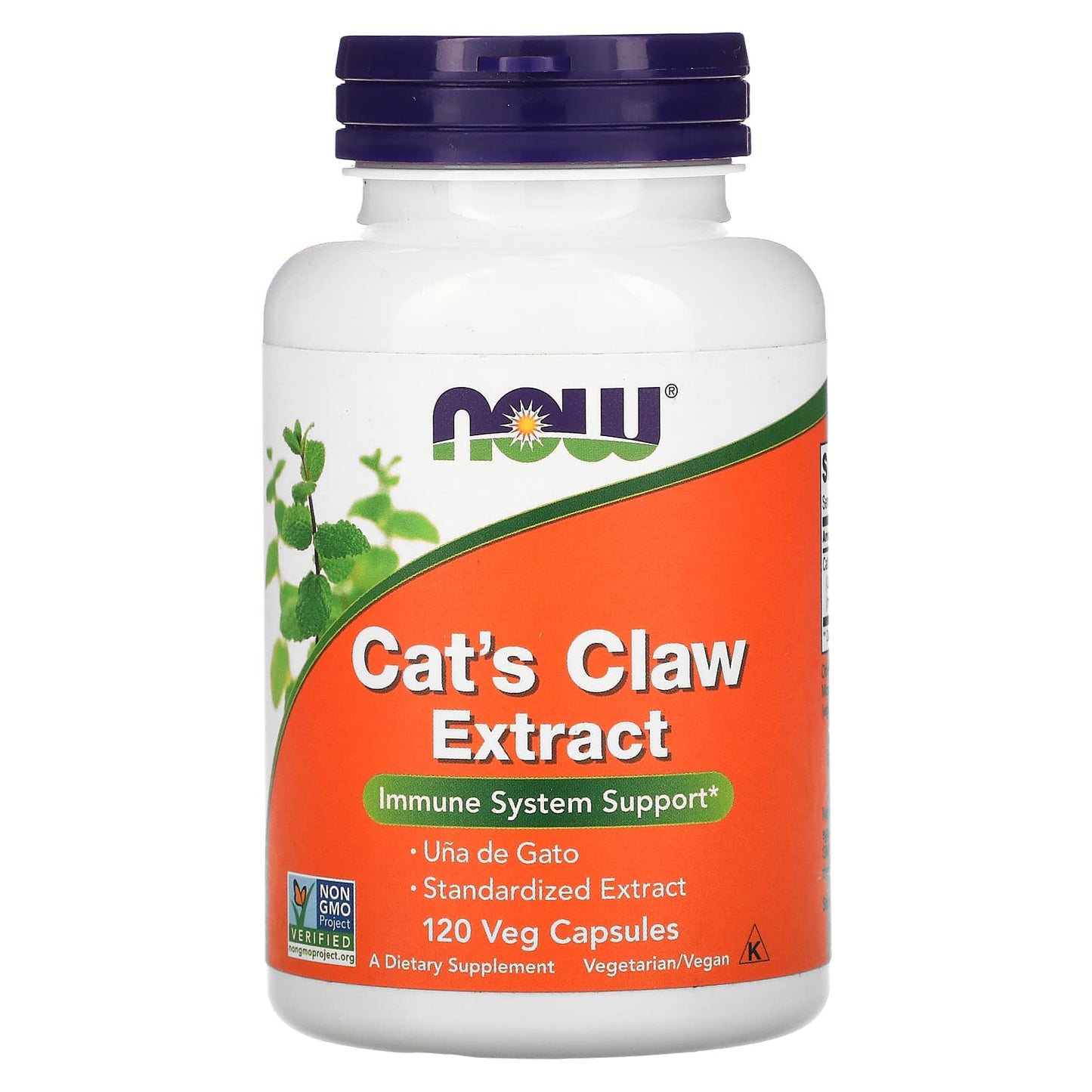 Now Foods, CAT'S CLAW EXTRACT, 120 Capsules UPC 733739046284 | HiLife Vitamins