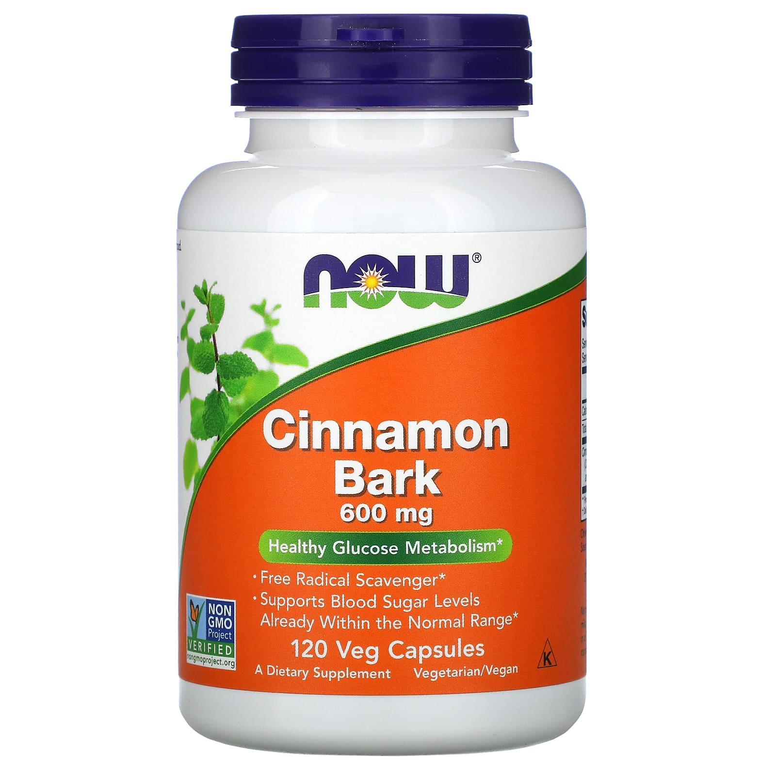 Now Foods, Cinnamon Bark, 600 mg, 120 Veg Capsules UPC 733739046369 | HiLife Vitamins