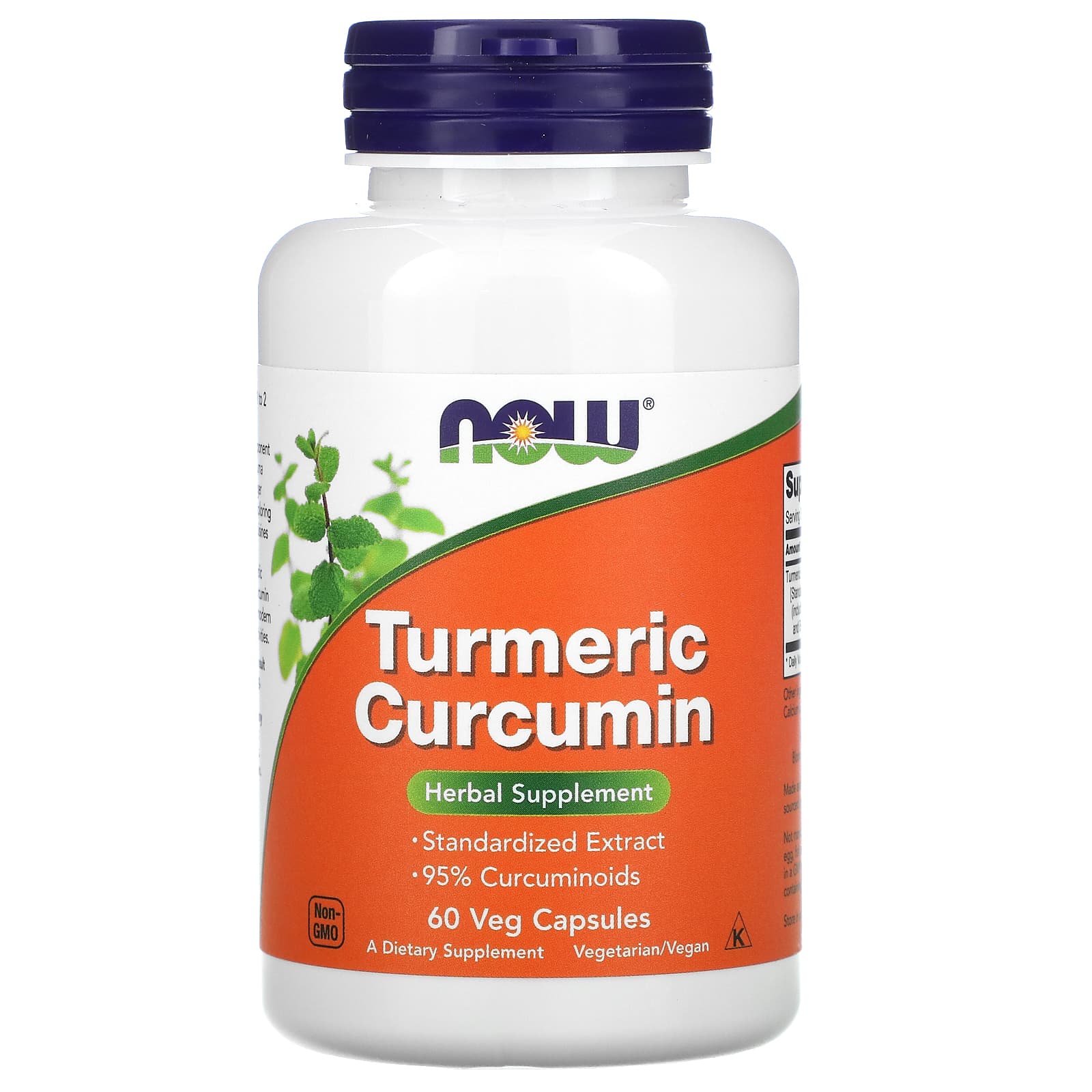 Now Foods, Curcumin Extract 95%, 60 Veg Capsules UPC 733739046383 | HiLife Vitamins
