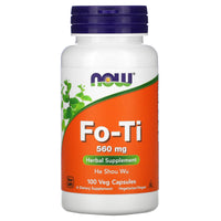 Now Foods, Fo-Ti 560 mg, 100 Capsules UPC 733739046758 | HiLife Vitamins