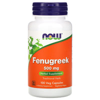 Now Foods, Fenugreek 500 mg, 100 Capsules UPC 733739046772 | HiLife Vitamins