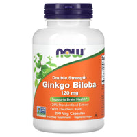 Now Foods, Ginkgo Biloba 120mg, 200 Vegetarian Capsules UPC 733739046819 | HiLife Vitamins