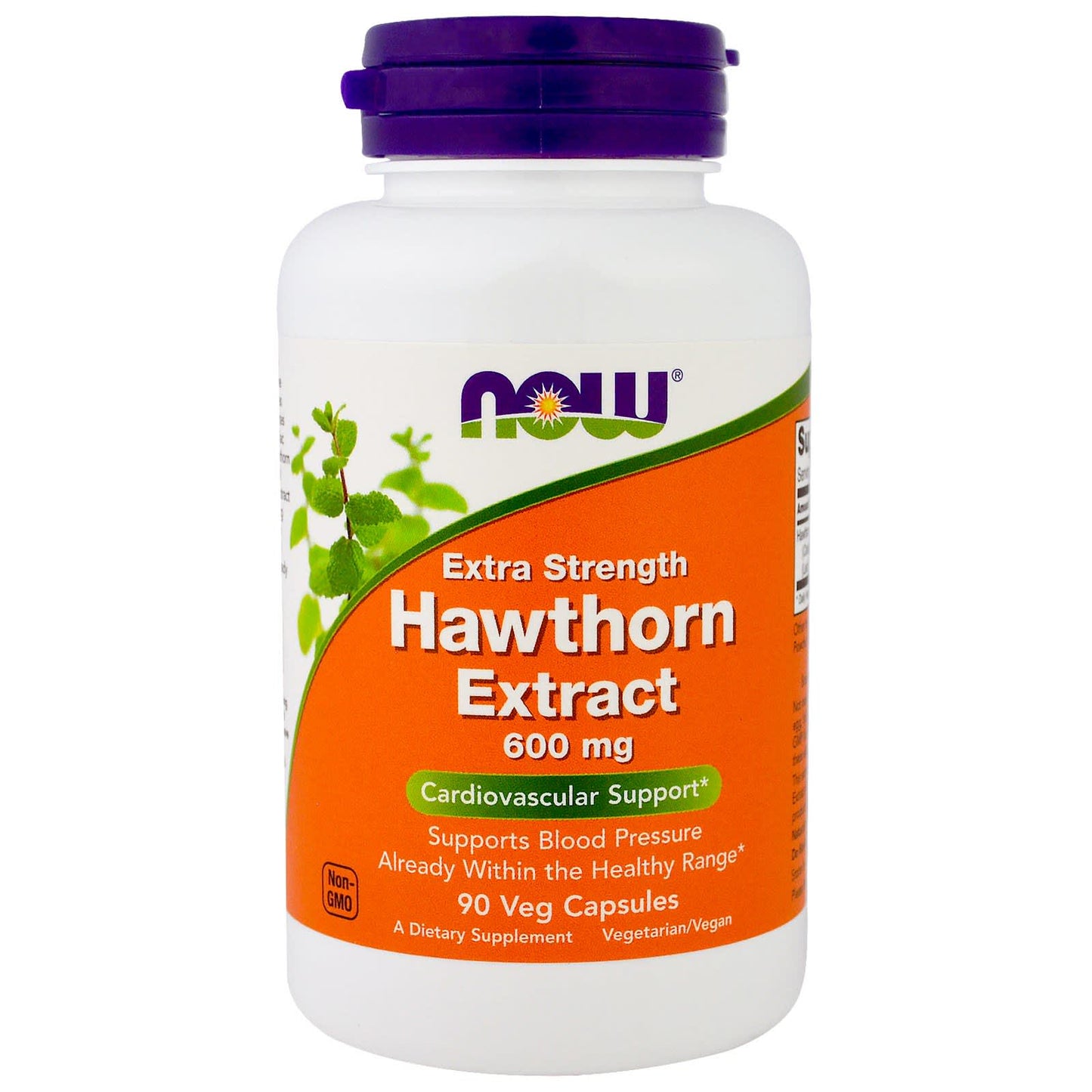 Now Foods, Hawthorn Extract 600mg, 90 Vegetarian Capsules UPC 733739046994 | HiLife Vitamins