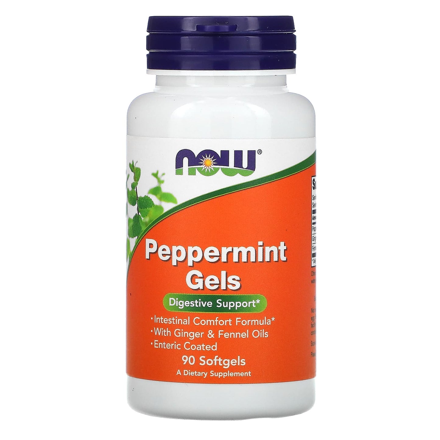 Now Foods, Peppermint Gels, 90 Softgels UPC 733739047274 | HiLife Vitamins