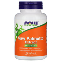 Now Foods, SAW PALMETTO EXT 80mg, 90 Softgels UPC 733739047342 | HiLife Vitamins
