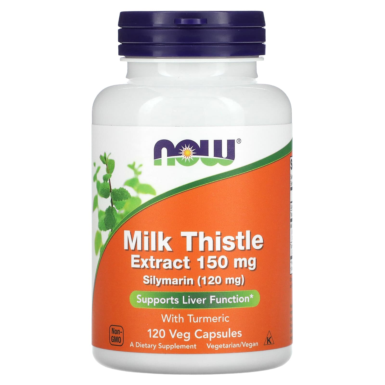 Now Foods, Silymarin 150mg, 120 Vegetarian Capsules UPC 733739047373 | HiLife Vitamins