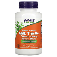 Now Foods, Double Strength Silymarin, Milk Thistle Extract, 300 mg, 100 Vegetarian Capsules UPC 733739047397 | HiLife Vitamins
