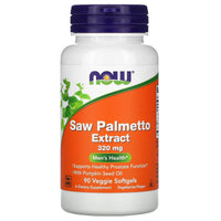 Now Foods, Saw Palmetto 320 mg 90 SGELS, 90 Softgels UPC 733739047564 | HiLife Vitamins