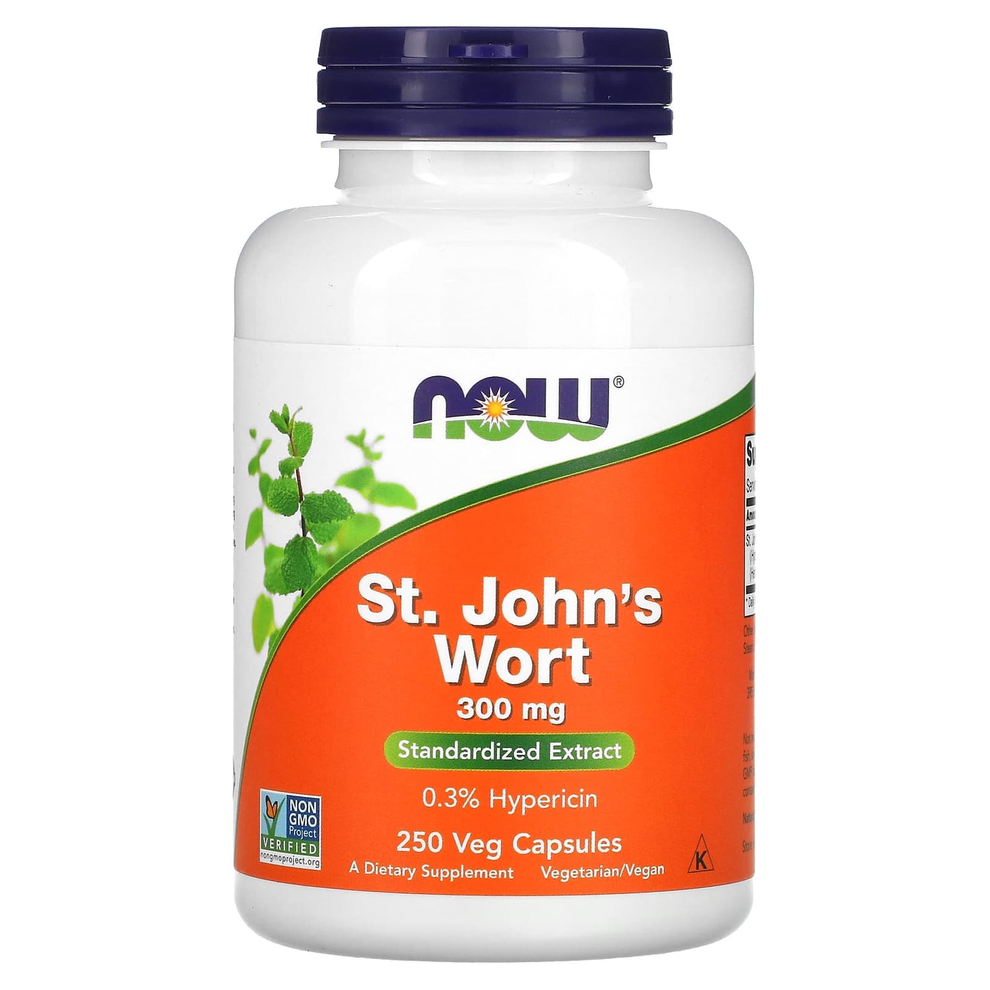 Now Foods, St. John's Wort 300 mg, 250 Capsules UPC 733739047618 | HiLife Vitamins