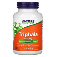 Now Foods, TRIPHALA 500MG 120, 120 Tablets UPC 733739047649 | HiLife Vitamins