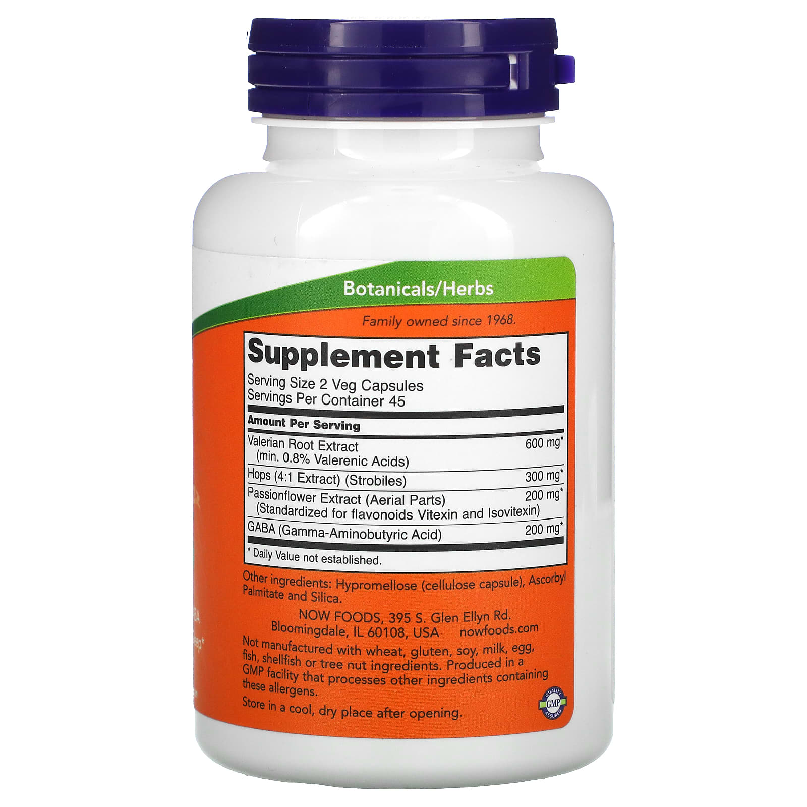Now Foods, Sleep, VEG Vegetarian Capsules UPC 733739047687 | HiLife Vitamins