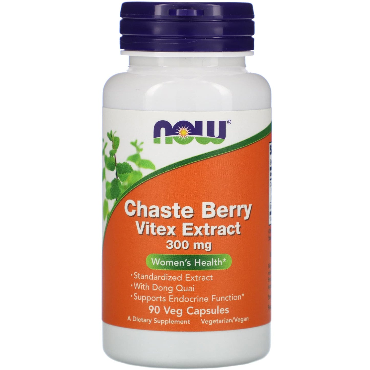 Now Foods, Vitex 300mg 10.5% New 90, 90 Vegetarian Capsules UPC 733739047731 | HiLife Vitamins