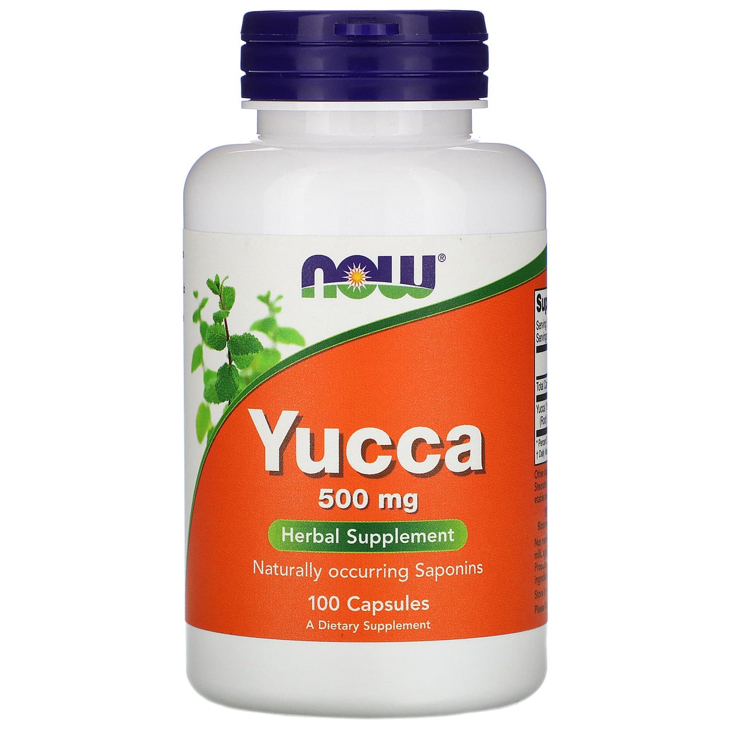 Now Foods, YUCCA 500mg, 100 Capsules UPC 733739047809 | HiLife Vitamins