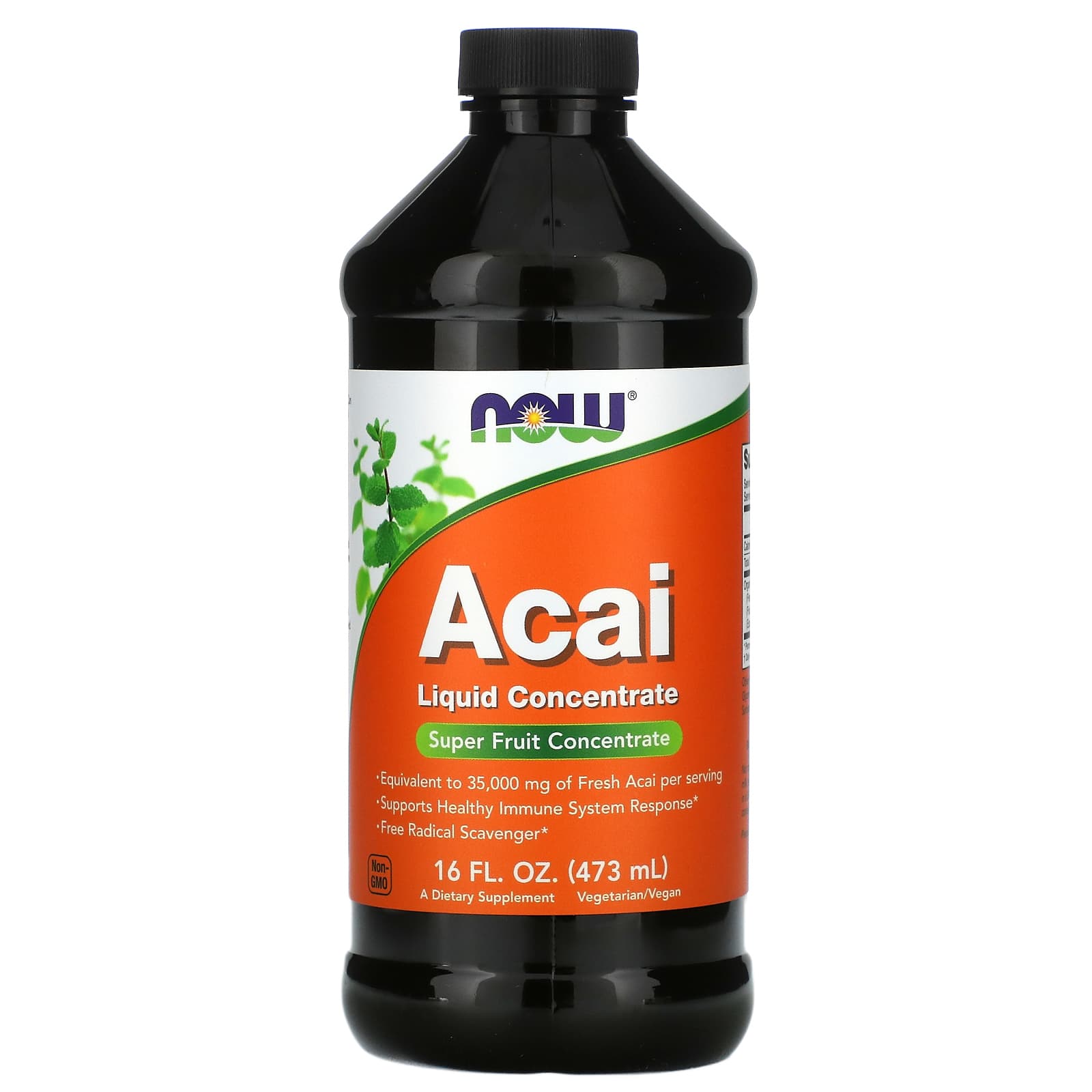 Now Foods, Acai Concentrate, 16 OZ Liquid UPC 733739048042 | HiLife Vitamins