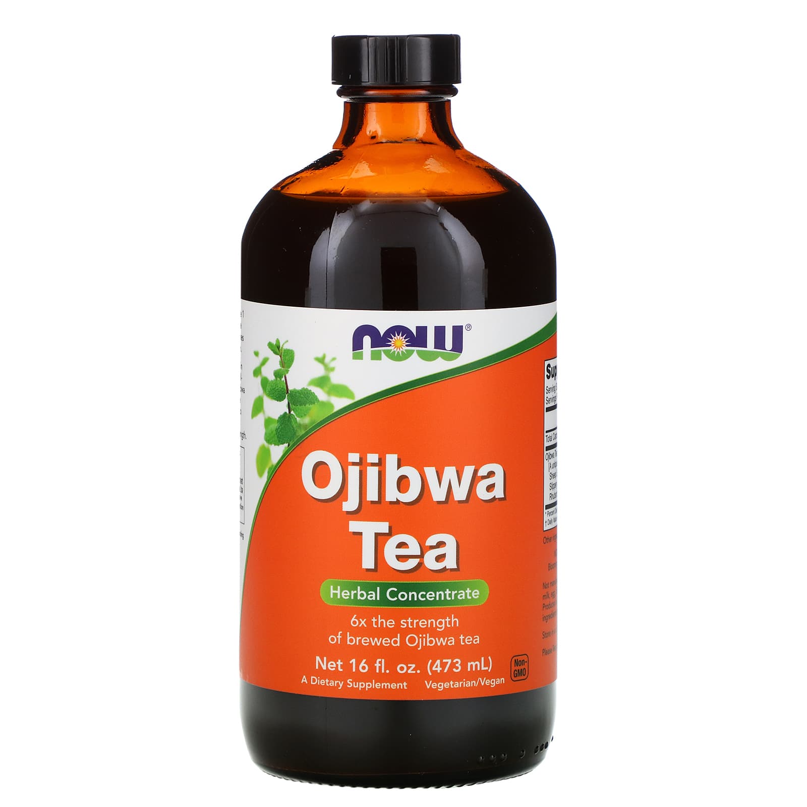 Now Foods, Ojibwa Esiak Tea Concentrate, 16 OZ OZ UPC 733739048554 | HiLife Vitamins